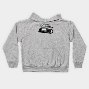 MG Rover MGF Trophy in Anthracite Black Kids Hoodie